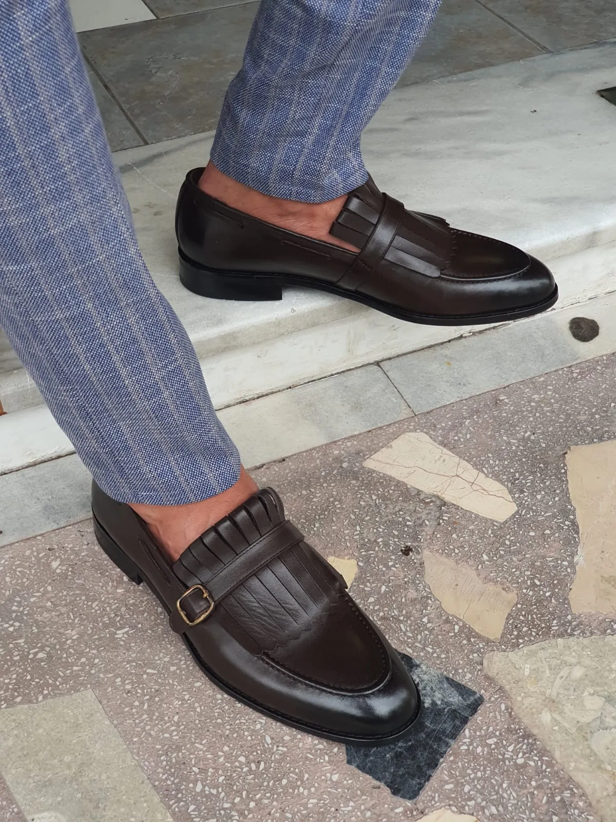 Lucas Special Edition Brown Leather Shoes