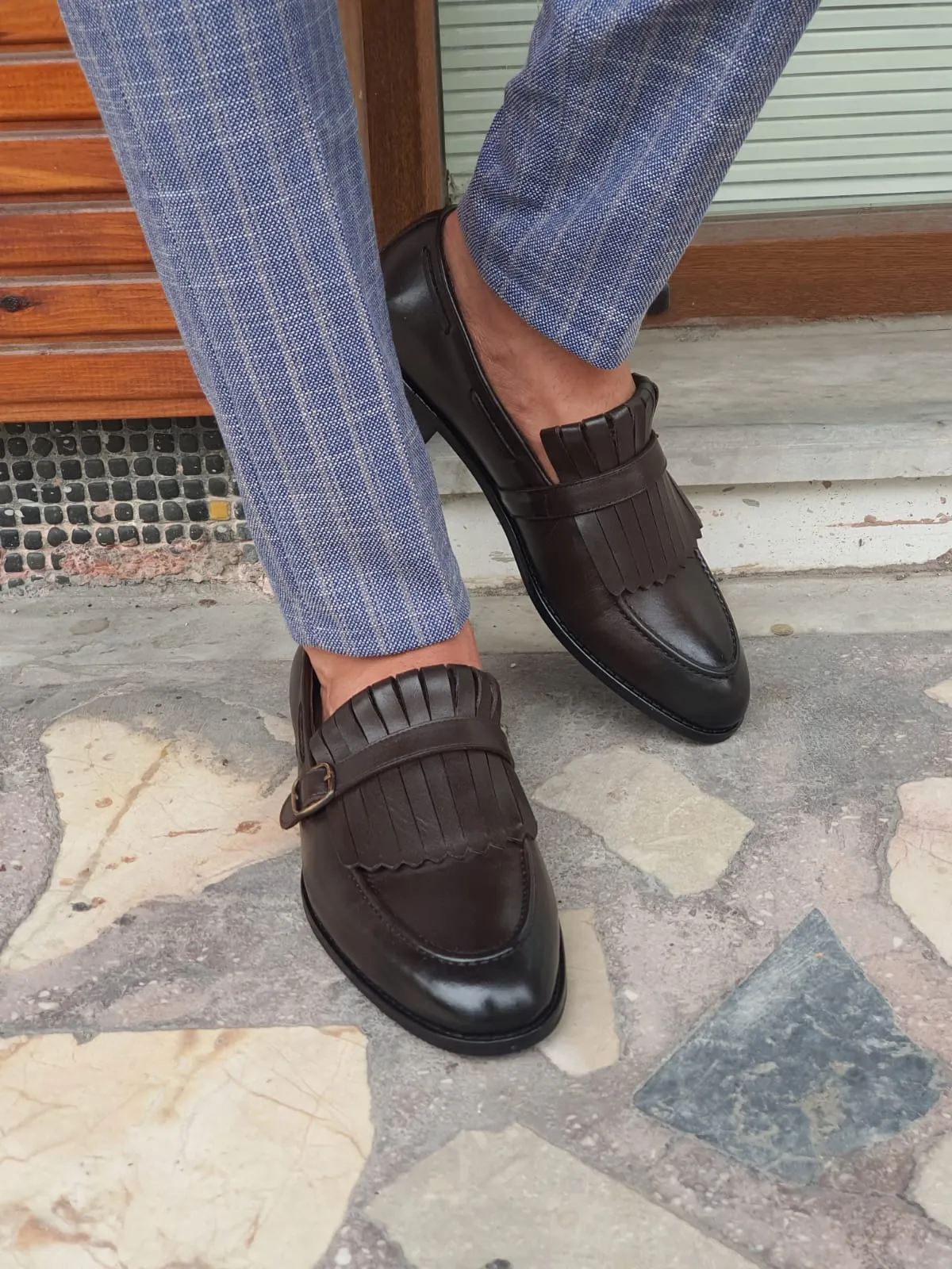 Lucas Special Edition Brown Leather Shoes