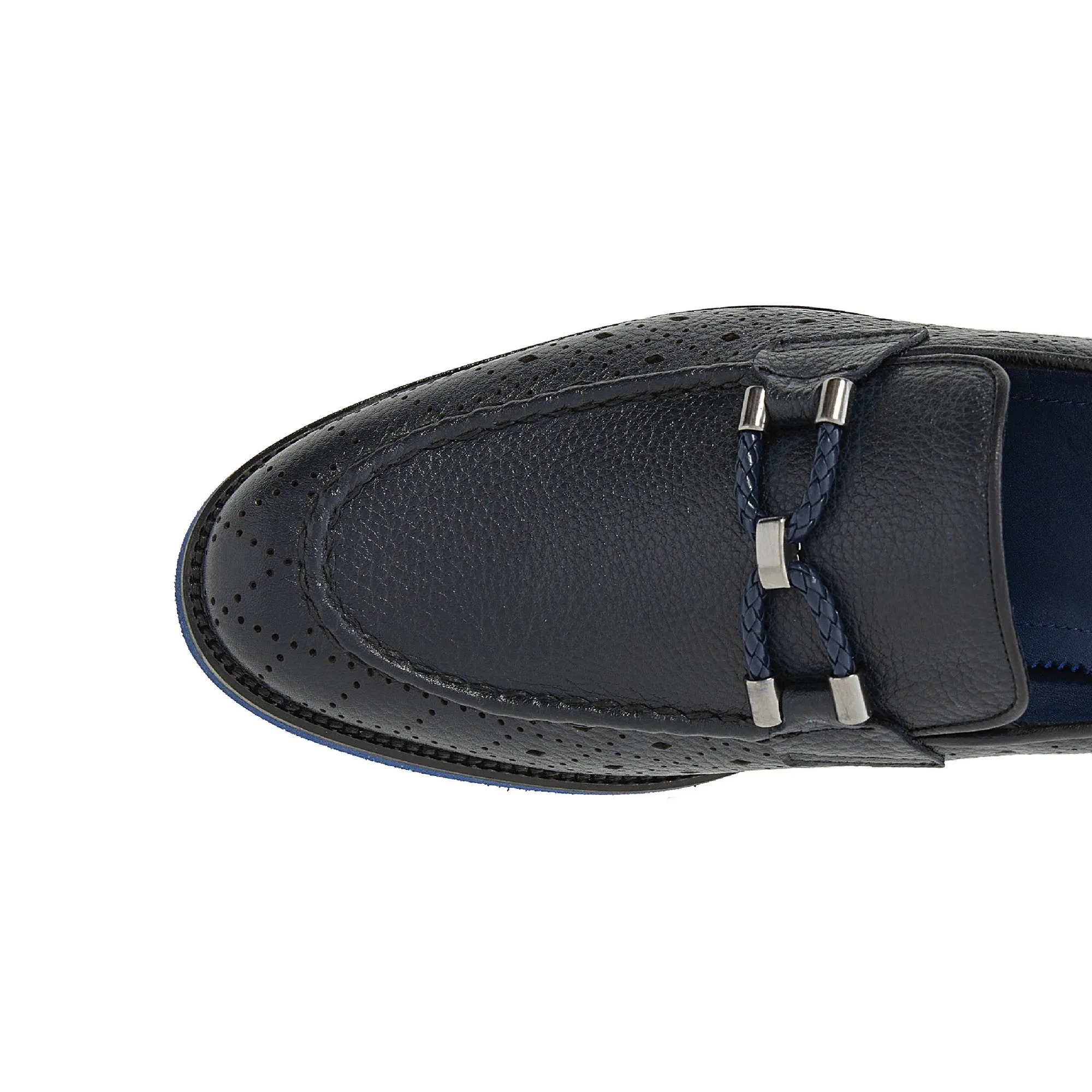 Men's Calf Leather Handmade Loafer M7044