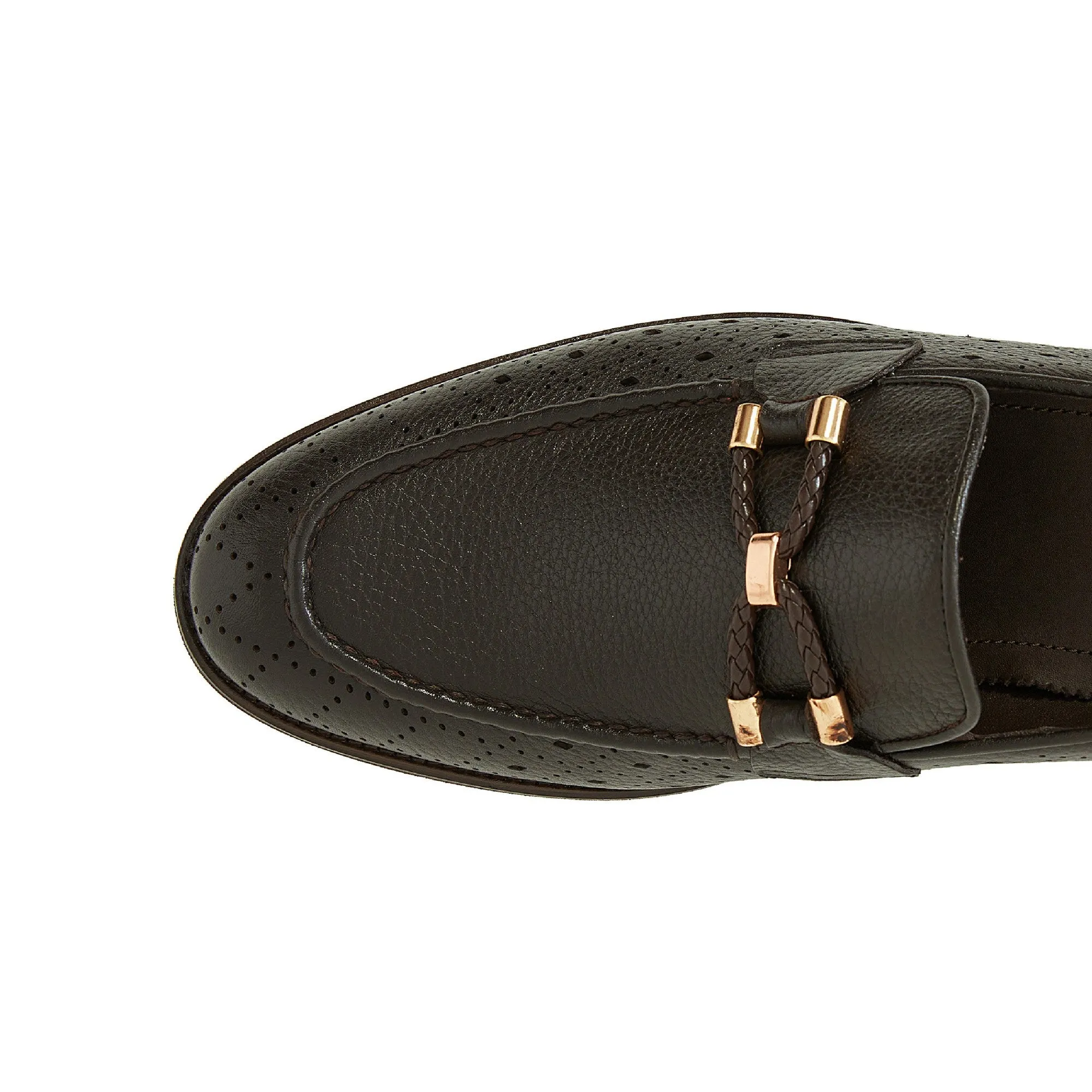 Men's Calf Leather Handmade Loafer M7044