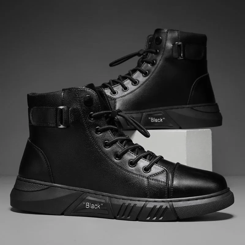 Men's Casual Versatile Genuine Leather Boots