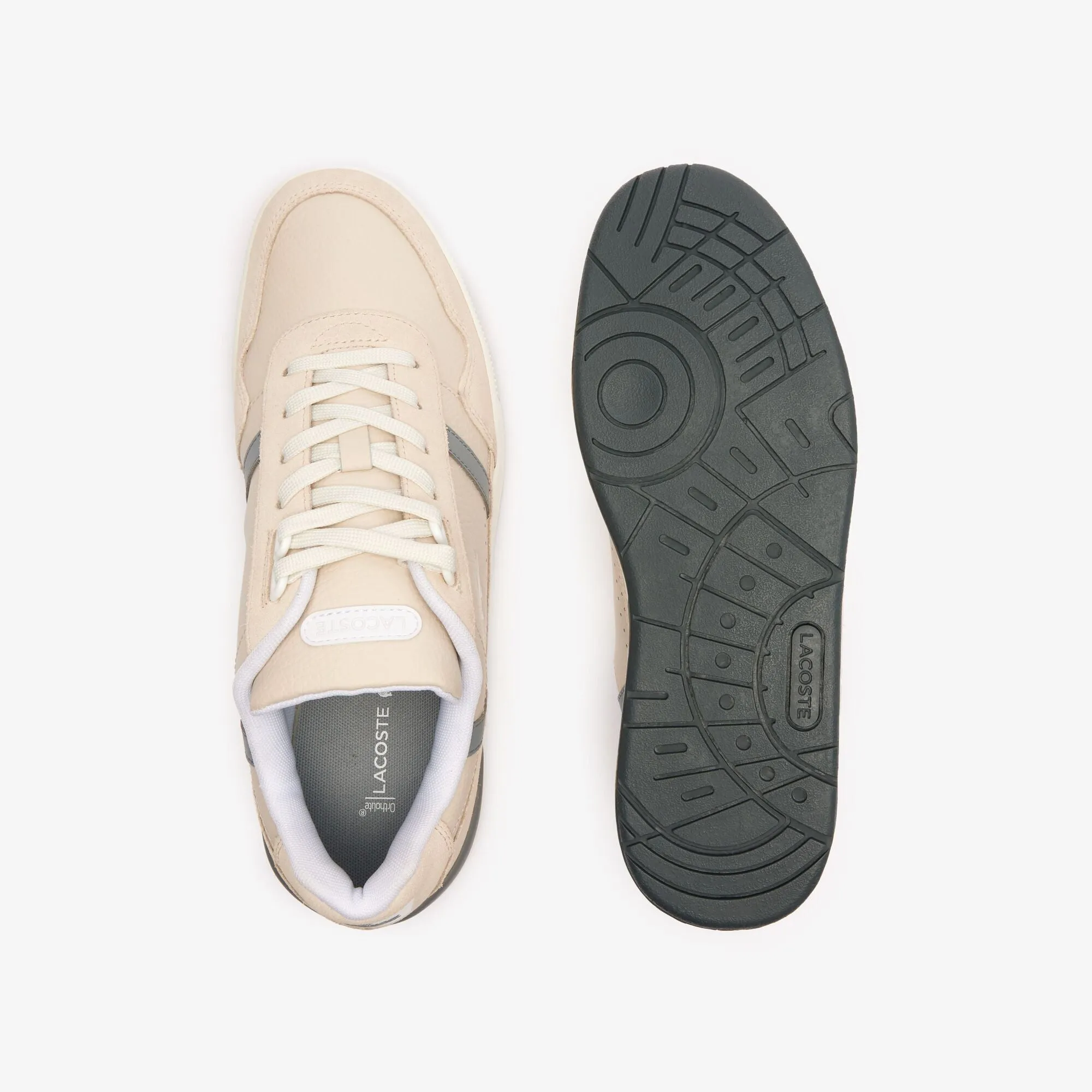 Men's T-Clip Tonal Leather Trainers  - 47SMA0067