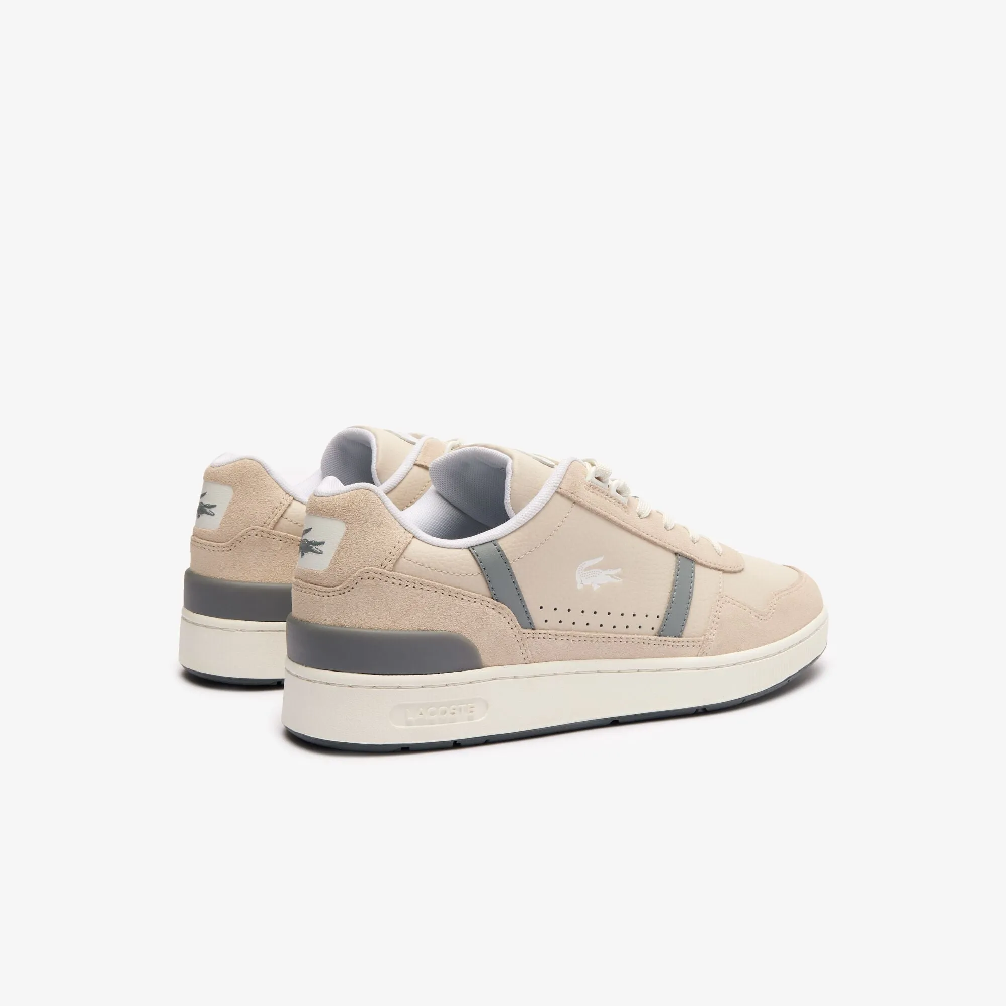 Men's T-Clip Tonal Leather Trainers  - 47SMA0067