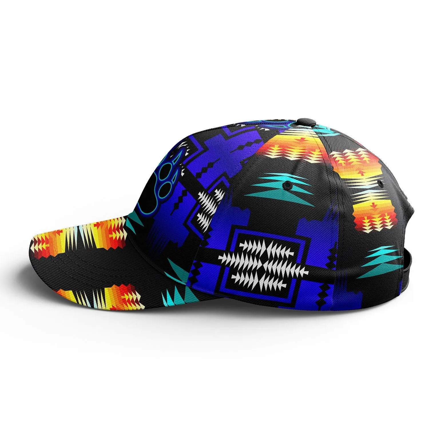 Midnight Sage Fire Bearpaw Snapback Hat