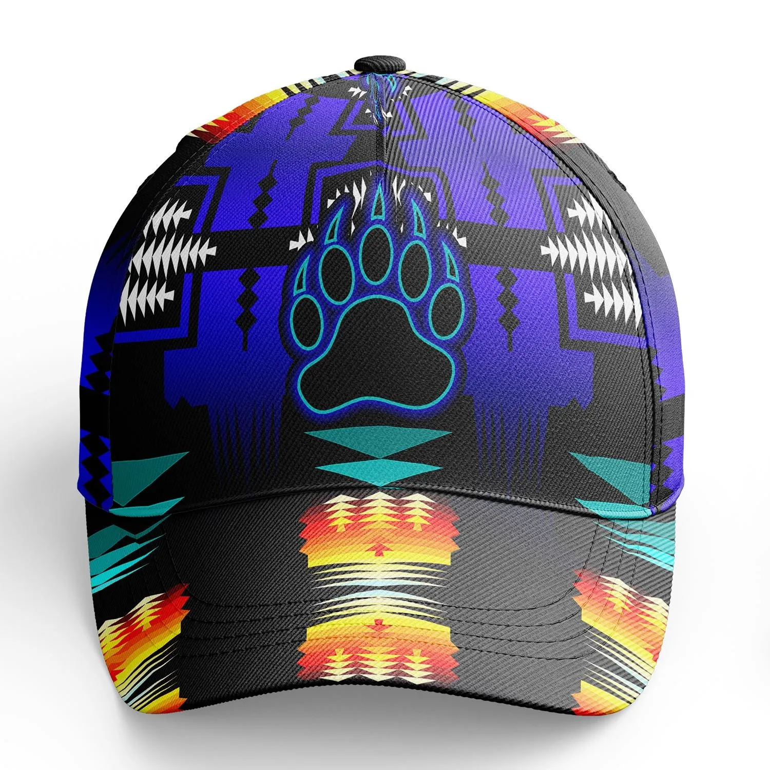 Midnight Sage Fire Bearpaw Snapback Hat