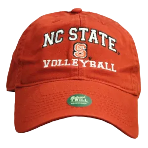 NC State Wolfpack Volleyball Red Relaxed Fit Adjustable Hat