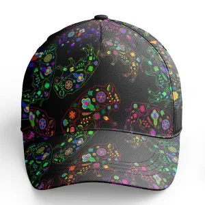Neon Floral Buffalos Snapback Hat