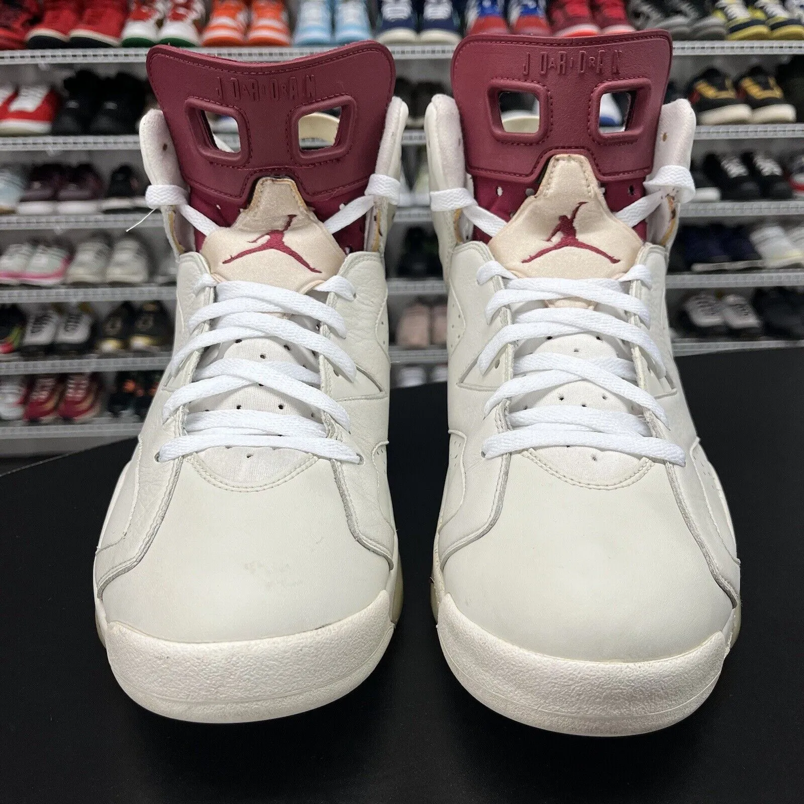 Nike Air Jordan 6 Retro Maroon 2015 384664-116 Men's Size 14 No Insoles