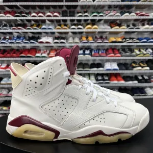 Nike Air Jordan 6 Retro Maroon 2015 384664-116 Men's Size 14 No Insoles