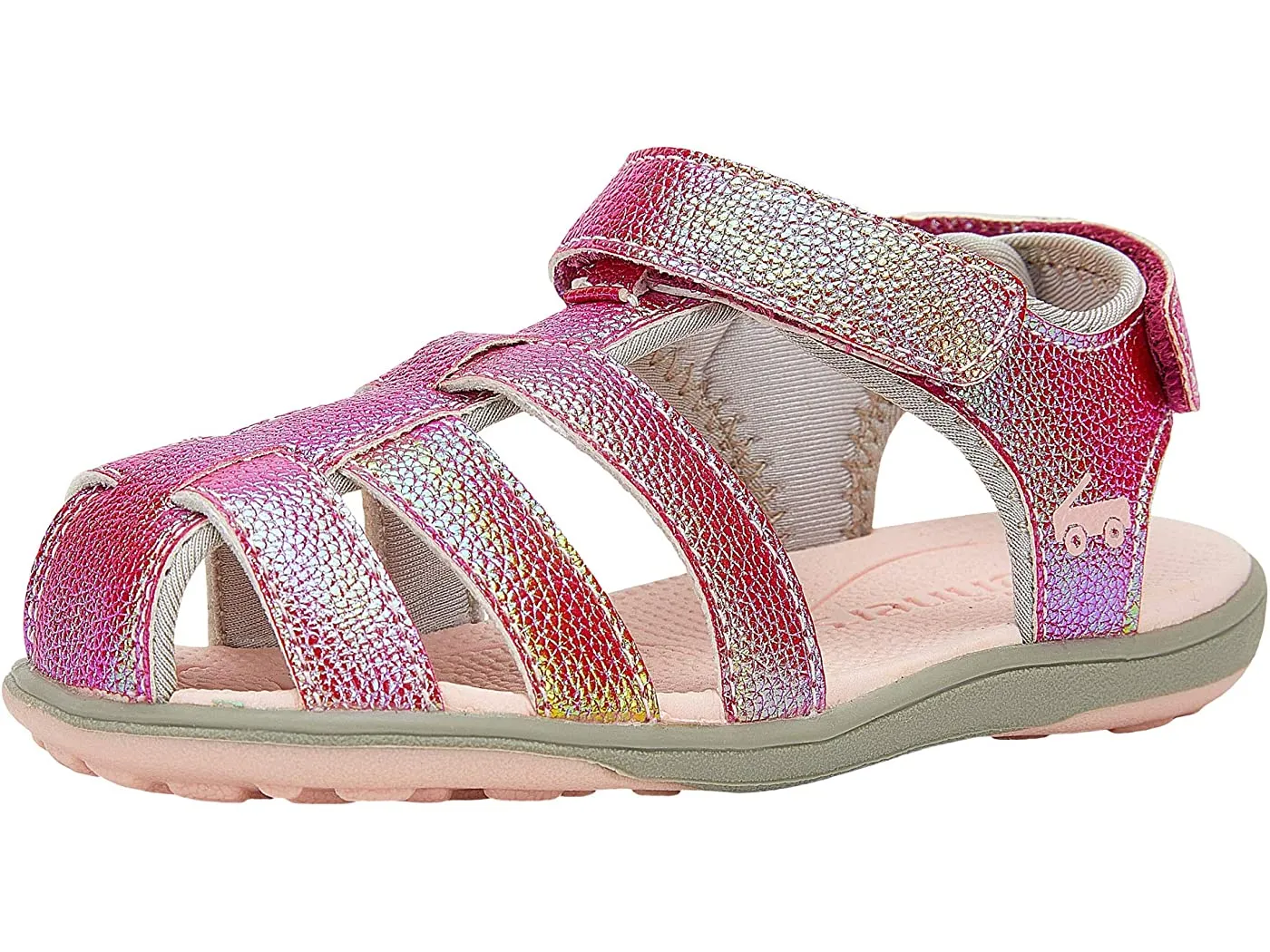 Paley II Hot Pink Shimmer Sandal by See Kai Run