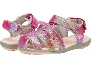 Paley II Hot Pink Shimmer Sandal by See Kai Run