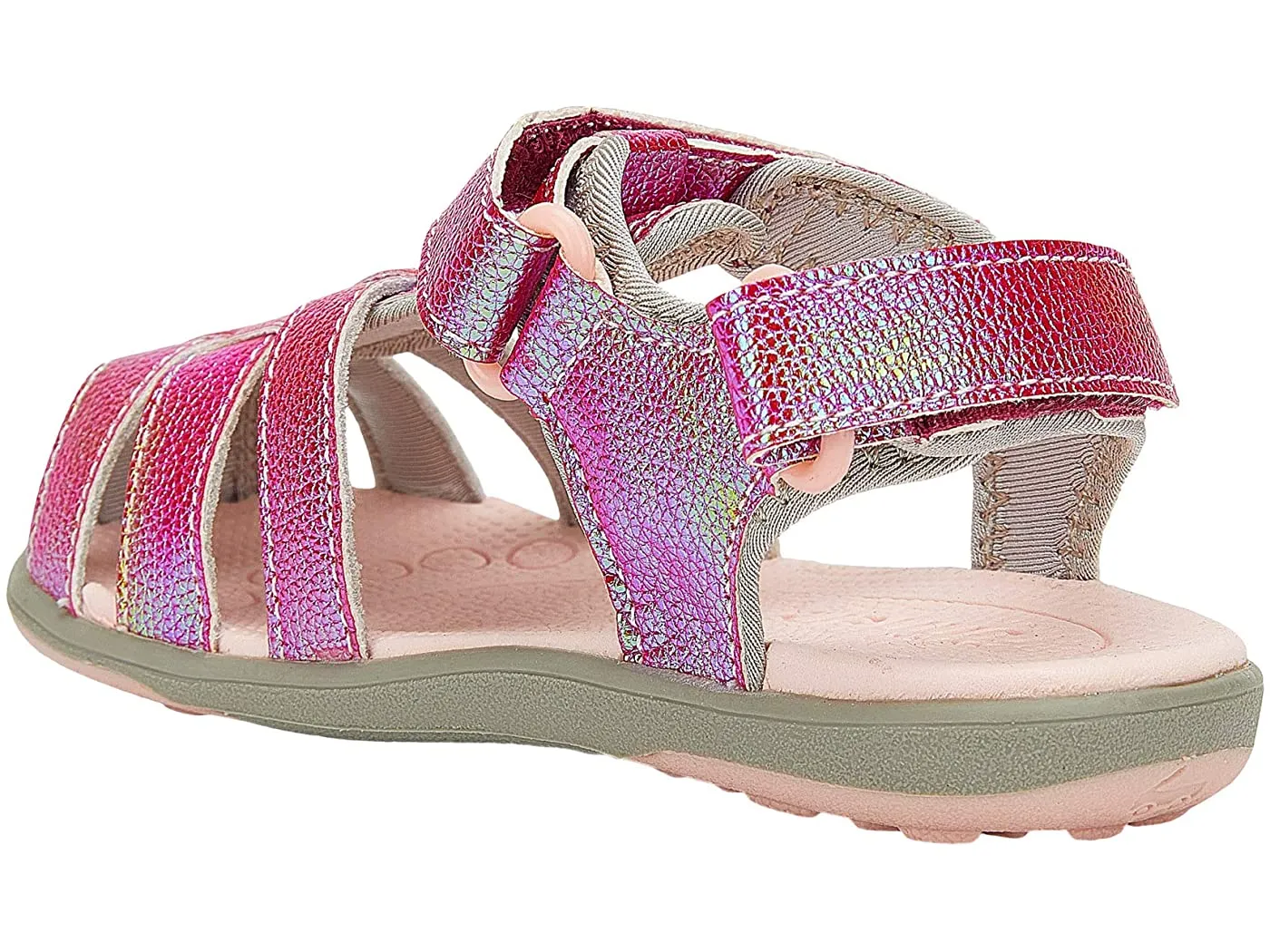 Paley II Hot Pink Shimmer Sandal by See Kai Run