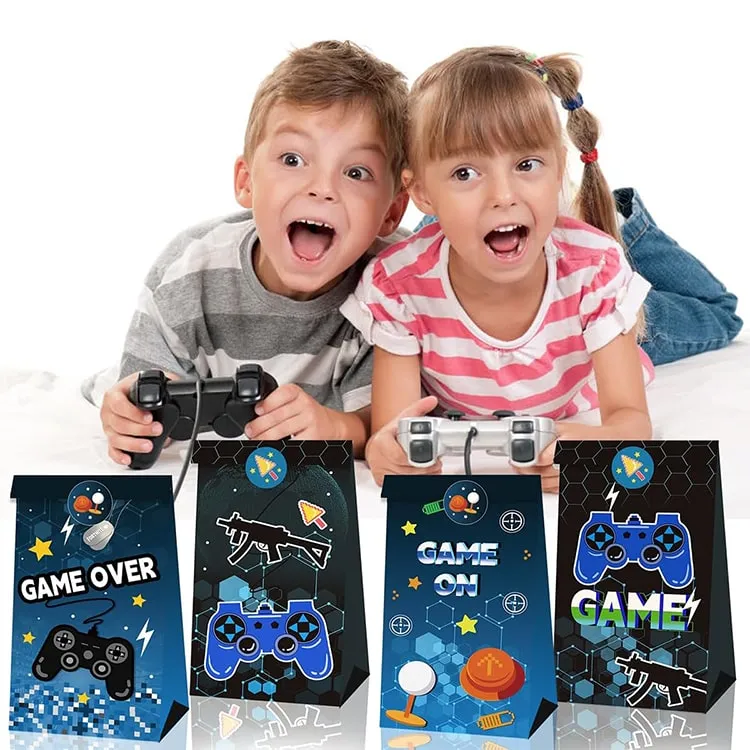 Paper Party Bag | Gaming Theme | 12 Pcs