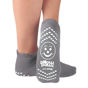 Pillow Paws Ankle High Slipper 2X-Large Case of 48, Gray