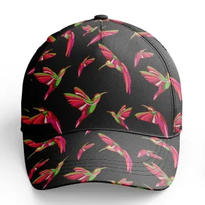 Red Swift Colourful Black Snapback Hat
