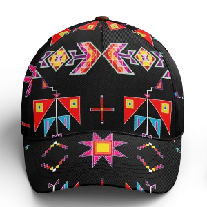 Scattered Generations Black Snapback Hat