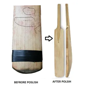 SH Cricket Bat Crack Fix - Cracks On Face Of Bat Including Sanding And Polishing