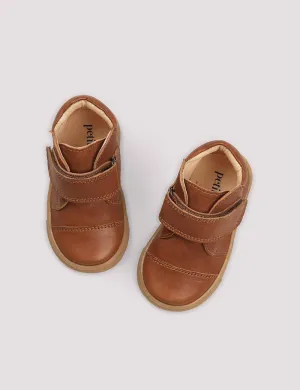 Shoes Kicks Velcro Cognac