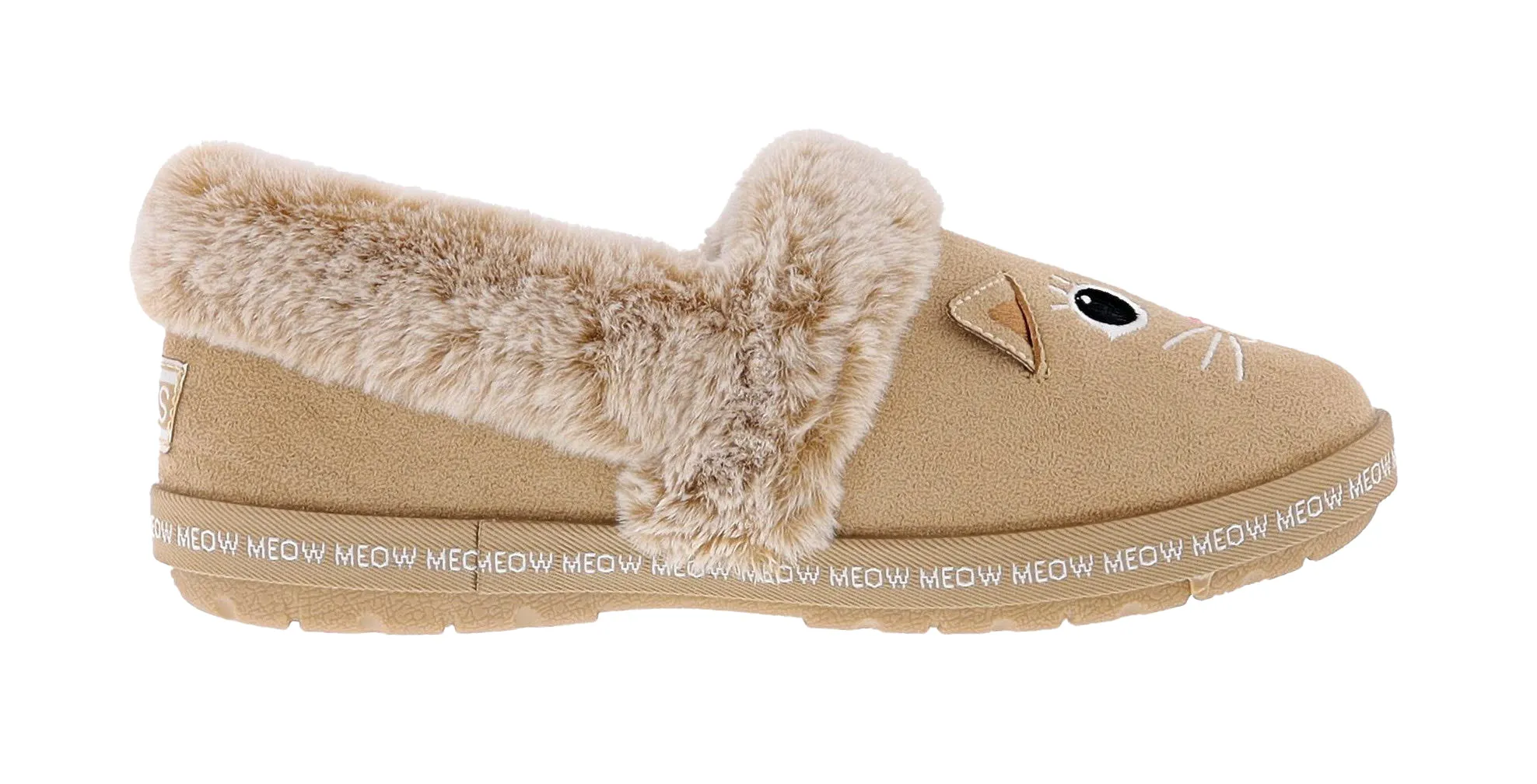 Skechers Bobs Women's Too Cozy- Meow Pajamas Memory Foam Slippers