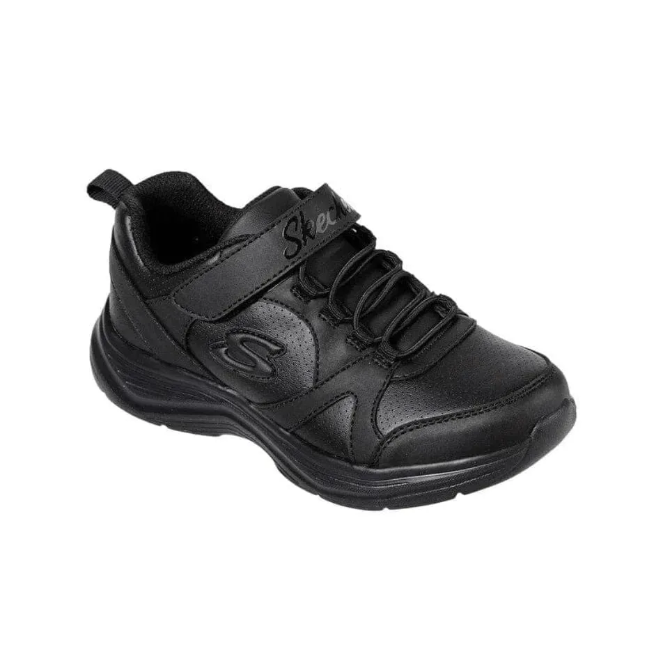 Skechers Glimmer Kicks School Struts - Black