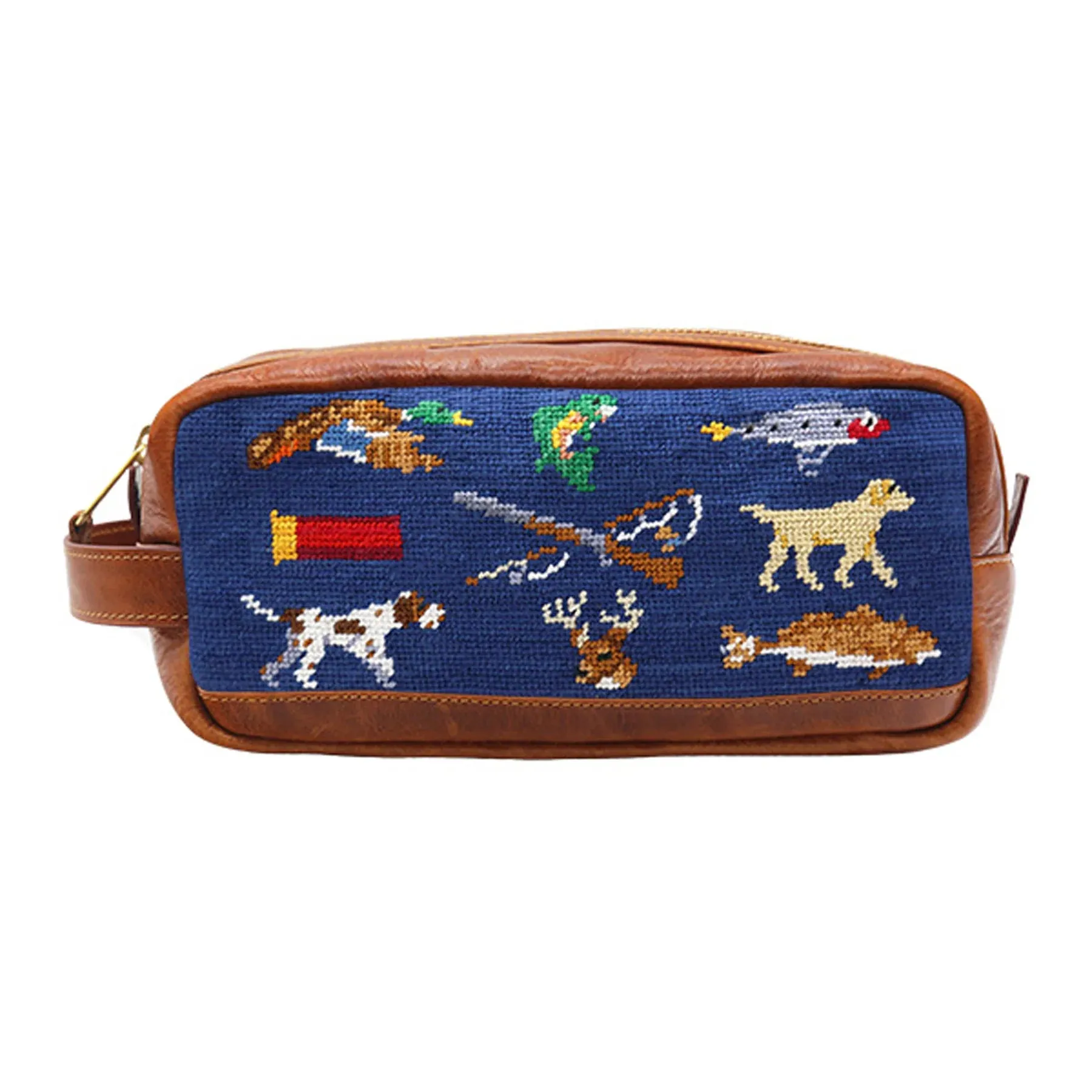 Smathers & Branson Southern Sportsman Needlepoint Toiletry Bag