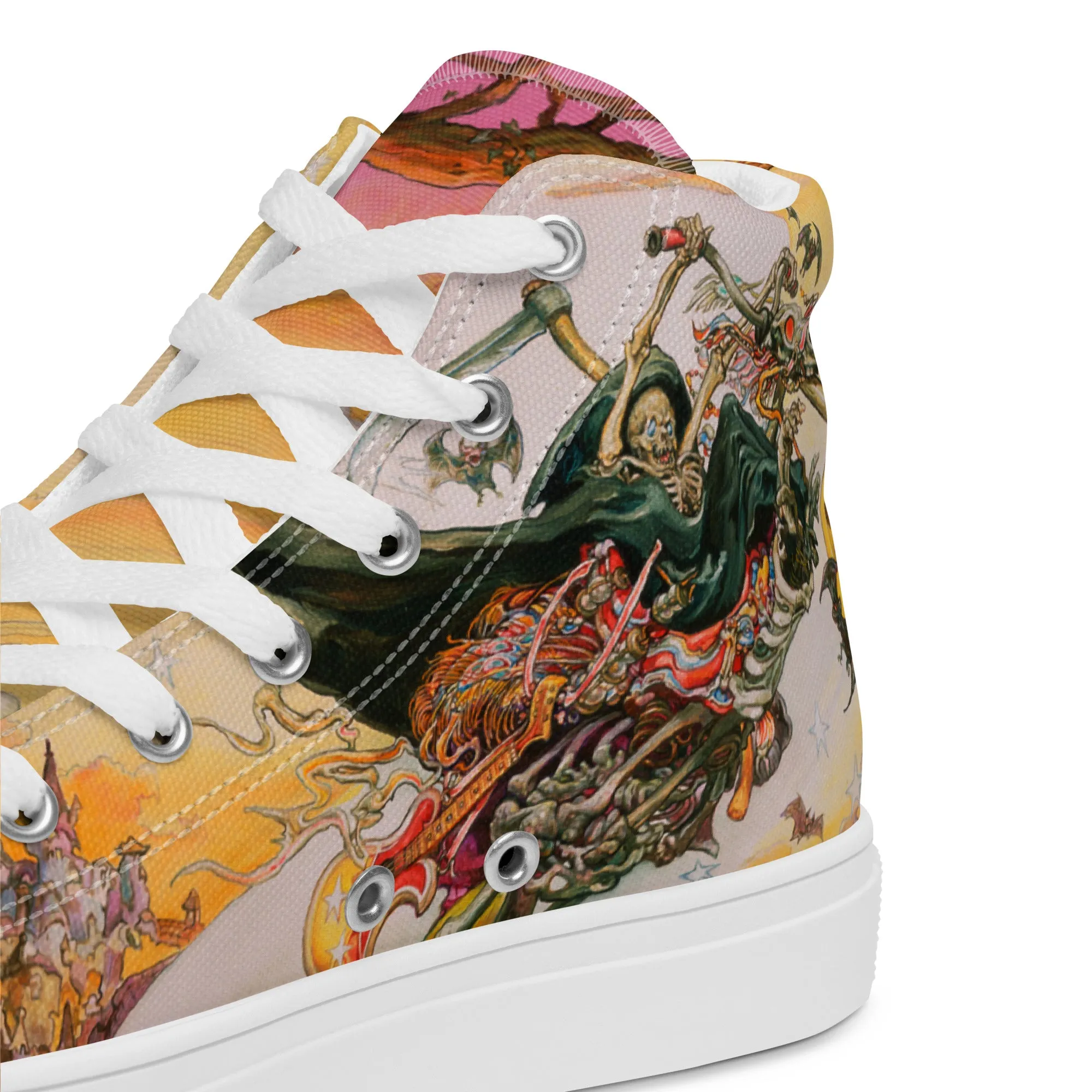 Soul Music Men’s high top canvas shoes - Free Shipping *US SIZES SHOWN! USE CHART!