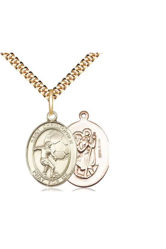St. Christopher/Soccer Medal - FN8503