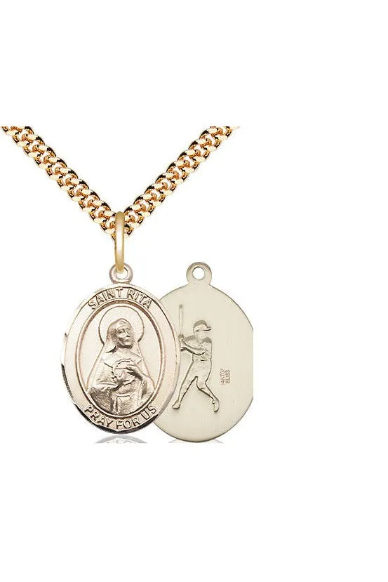 St. Rita of Cascia / Baseball Medal - FN8181
