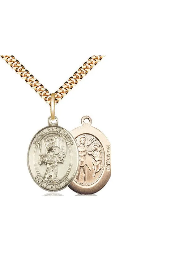 St. Sebastian / Baseball Medal - FN8600