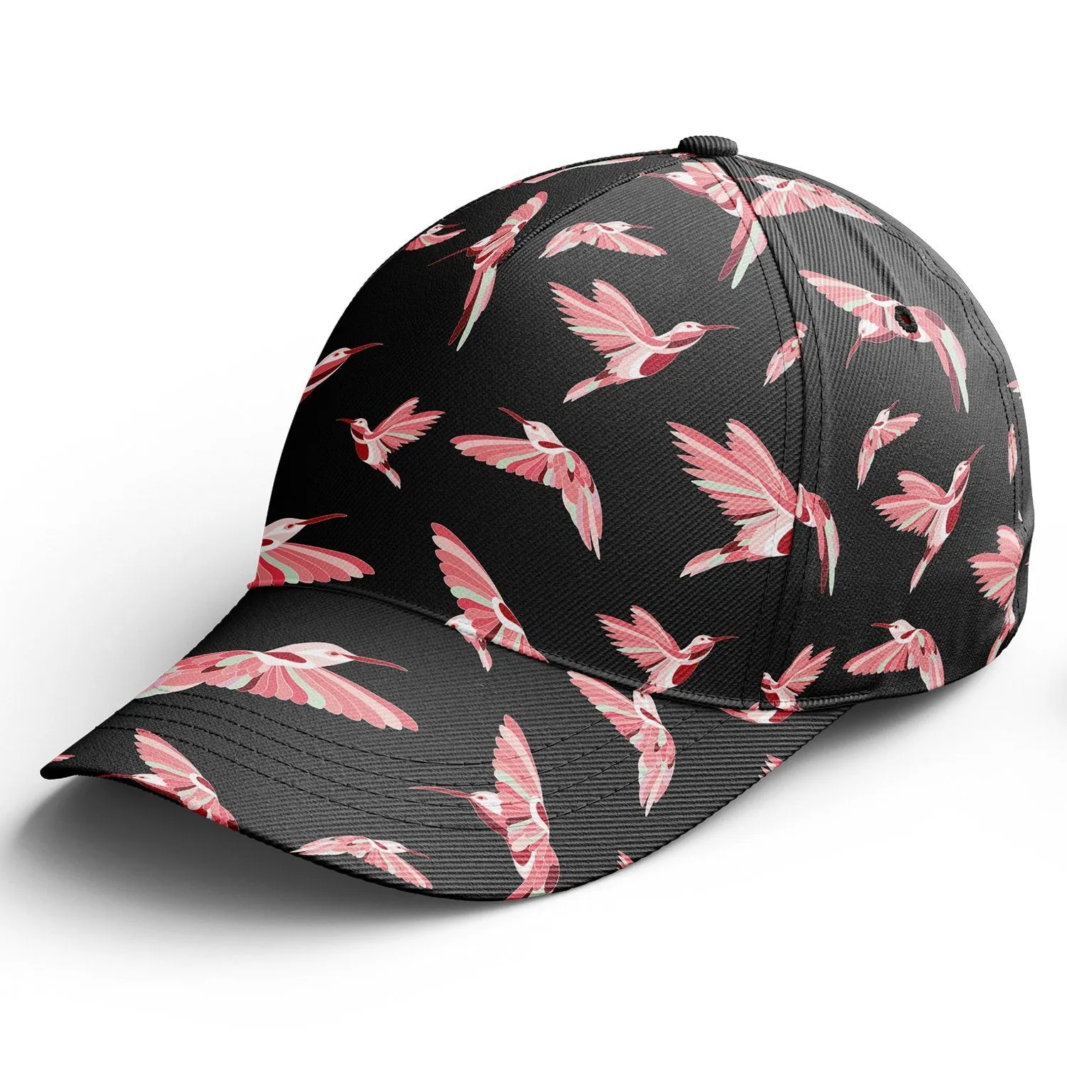 Strawberry Black Snapback Hat