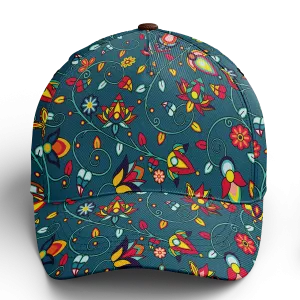 Thorny Path Teal Snapback Hat