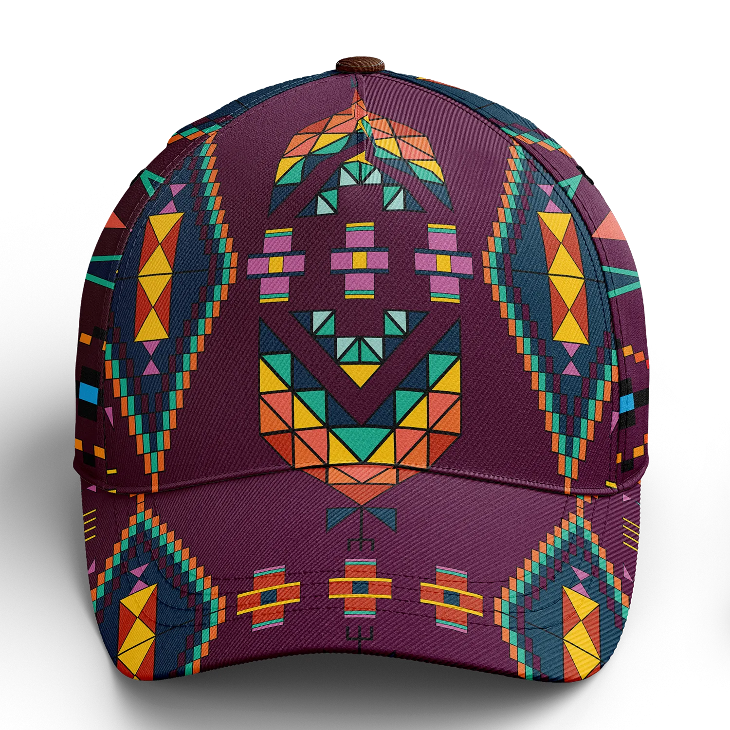 Travois Tipi Berry Snapback Hat