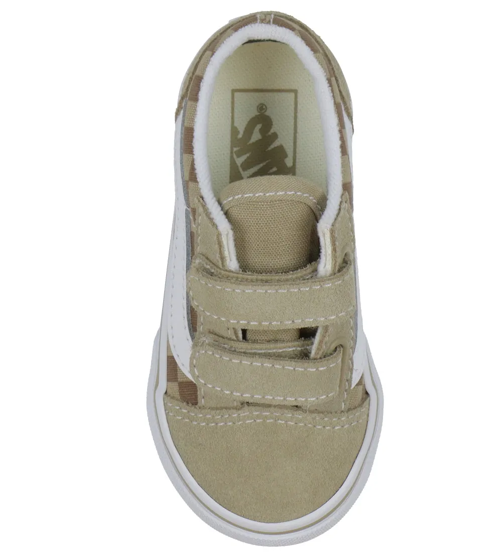 Vans Old Skool V Neutral Brown Checker TD VN0009RCBF2.BRN