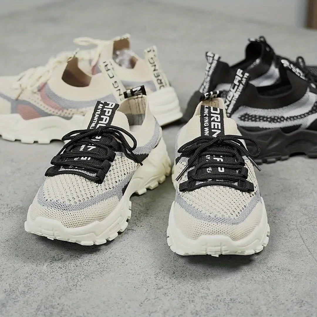 Women's Breathable And Comfortable Color-Blocked Outdoor Sports Shoes