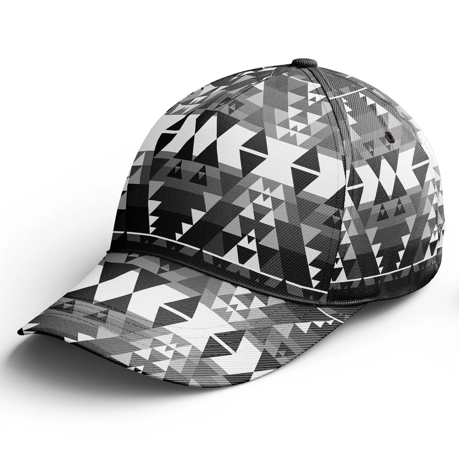 Writing on Stone Black and White Snapback Hat