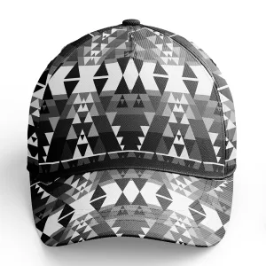 Writing on Stone Black and White Snapback Hat