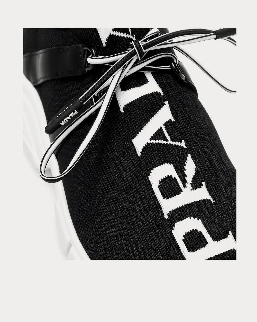 XY Knit black High Top Sneakers