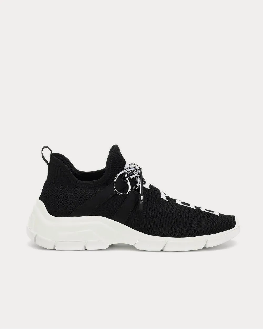 XY Knit black High Top Sneakers